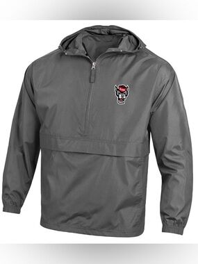 Black Champion NC State Wolfpack Wolfhead Pack N Go Jacket